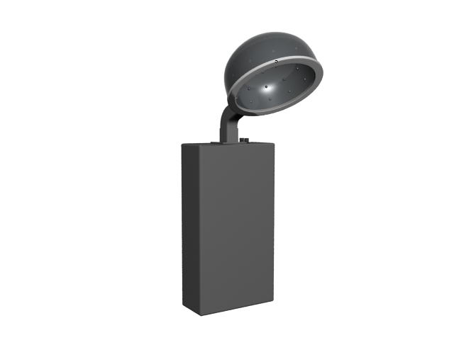 Hair dryer stand 3d rendering