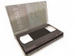 VHS video tape 3d model preview