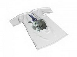 Ice age T shirt 3d model preview