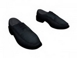 Blucher moccasin shoes 3d model preview