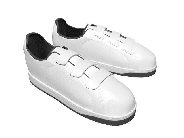 Men's casual athletic shoes 3d rendering