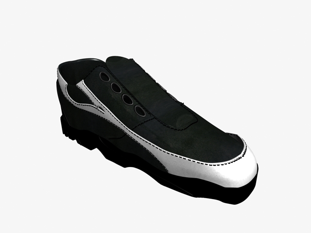 Casual loafers for men 3d rendering