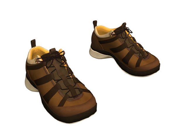 Sports shoes for men 3d rendering