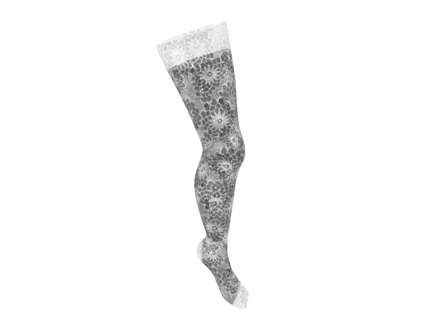 Hold up stockings 3d rendering
