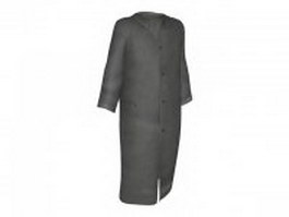 Chesterfield overcoat 3d model preview