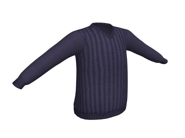 Navy blue sweater for men 3d model 3ds max files free download - CadNav