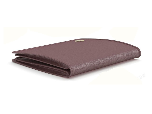 Leather bifold wallet 3d rendering
