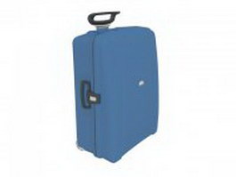 Blue luggage bag 3d preview