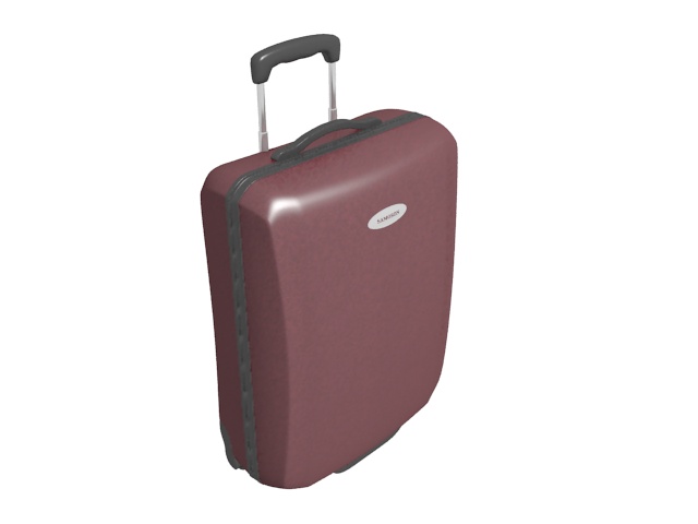 free suitcase 3d model