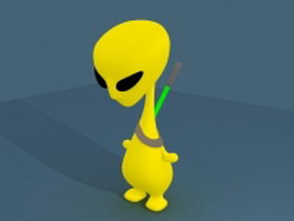 Alien Jark 3d model preview