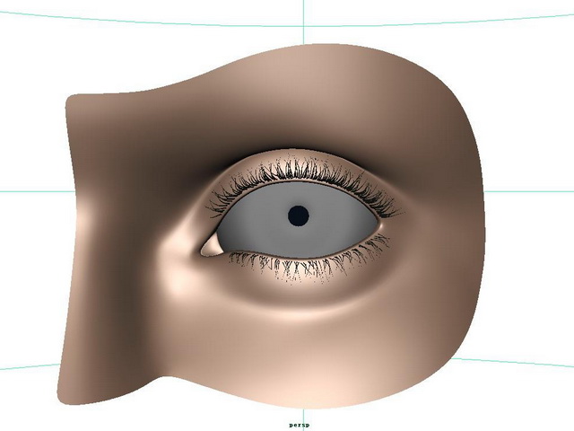 Human eye 3d rendering