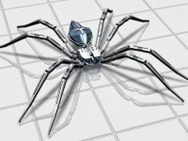 Mechanical spider 3d model preview