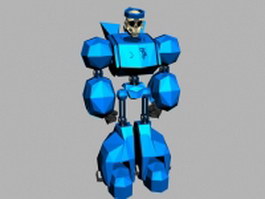Skull bot 3d model preview