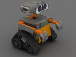 Robot WALL-E 3d model preview