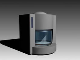 Desktop water dispenser 3d model preview