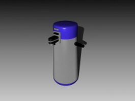 Home thermos flask 3d model preview
