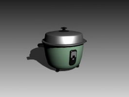 Commercial rice cooker 3d model preview