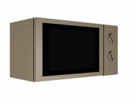Microwave oven 3d model preview