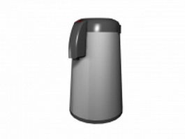 Vintage thermos flask 3d model preview