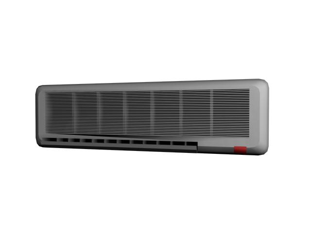 Split-type air conditioner 3d rendering