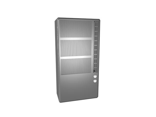 Portable evaporative air cooler 3d rendering