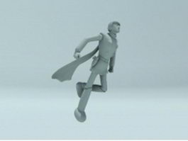 Cyborg superman 3d model preview