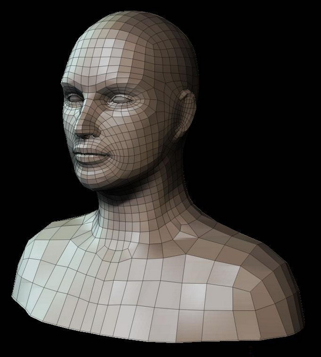 Head base mesh 3d model Object files free download - modeling 22243 on