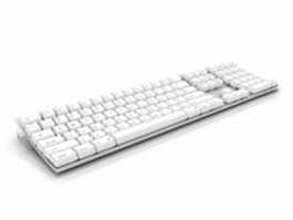 Apple keyboard 3d preview