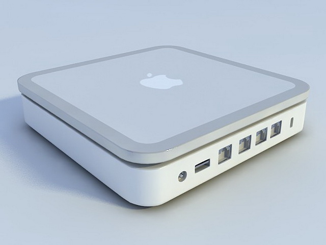 Apple AirPort Extreme 3d rendering