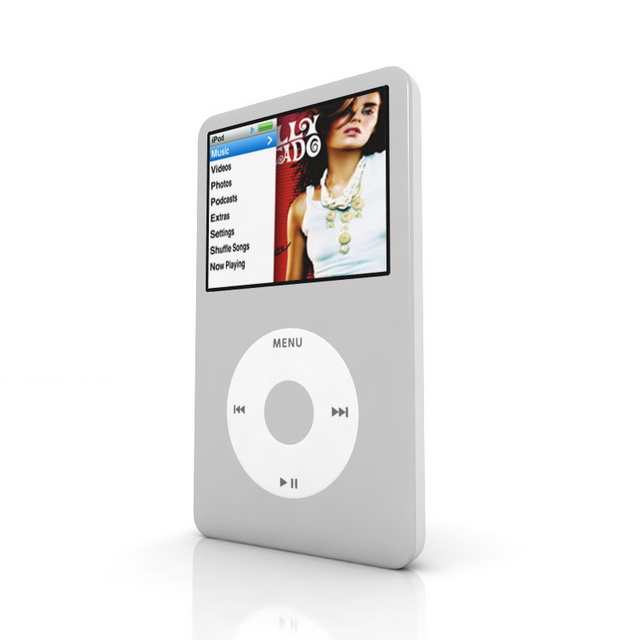 iPod Classic 3d rendering