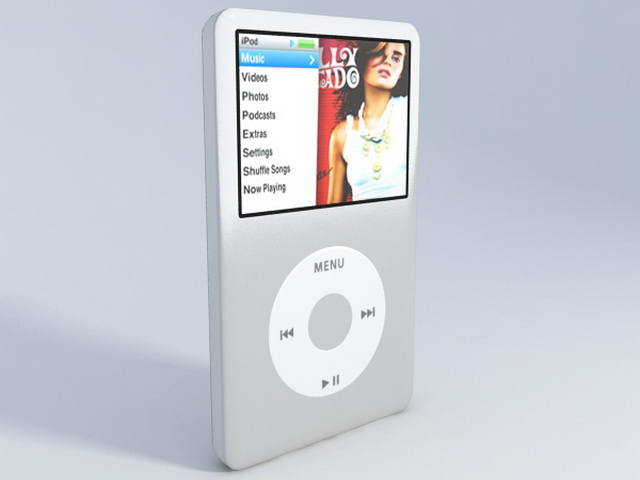 iPod Nano classic 3d rendering