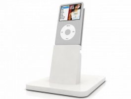 iPad on holder 3d preview