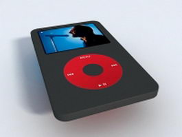 Black iPod Nano 3d preview