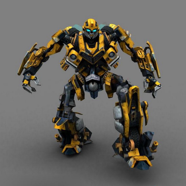 Autobot Bumblebee 3d rendering