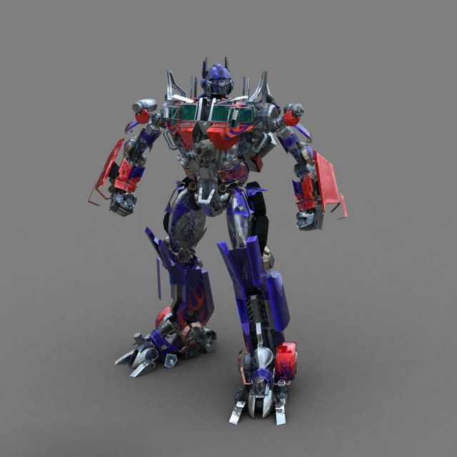 Autobot Optimus Prime 3d rendering