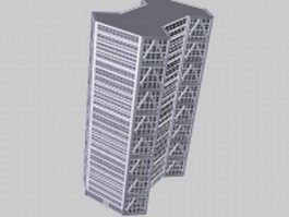 High-Rise office building 3d model preview
