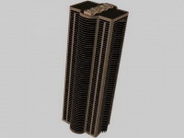 Tall building for office 3d model preview