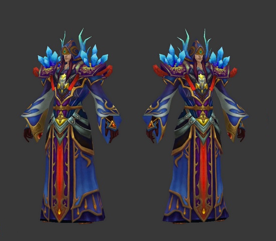 Warrior priest 3d rendering