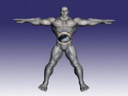 Seth in Street Fighter 3d model preview