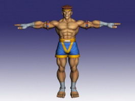 Vega - Street Fighter character 3d model - CadNav