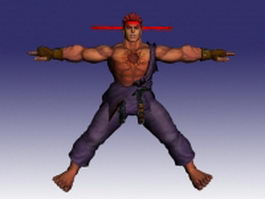 Vega - Street Fighter character 3d model - CadNav