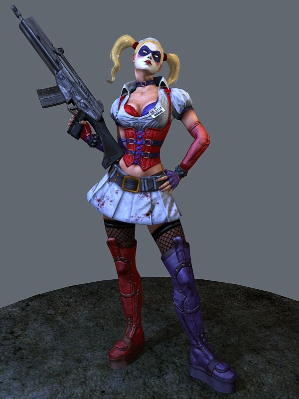 Harley Quinn 3d model 3ds max files free download