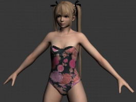 Marie Rose Bikini 3d model preview