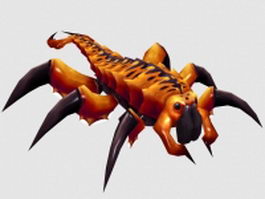Monstrous scorpion 3d model preview
