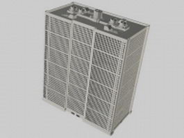Office block 3d model preview