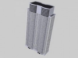 Tall office building 3d model preview
