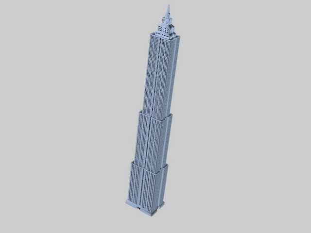 Skyscraper building 3d rendering