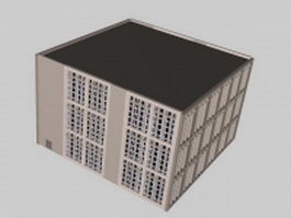 Teaching building 3d model preview