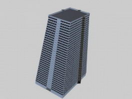 Office tower 3d model preview