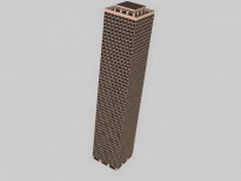 High-Rise office tower 3d model preview